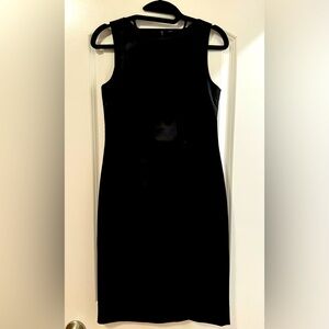 Martin + Osa black sheath knee length dress, size 2